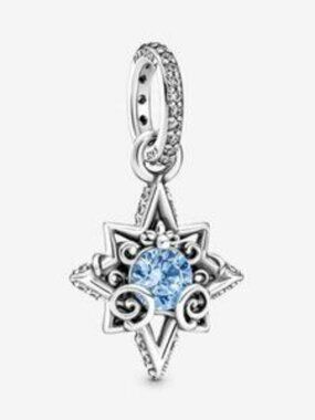 Pandora Disney Cinderella Blue Star Pendant